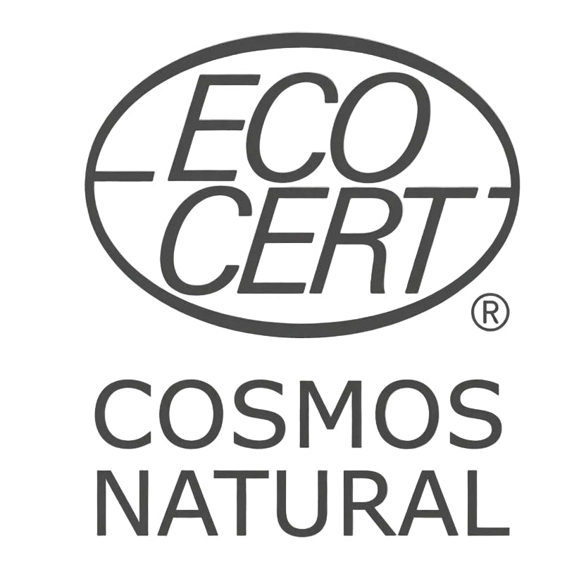 EcoCert Cosmos Natural logo on a transparent background